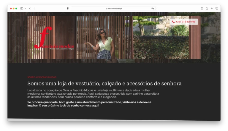 Loja de moda em Ovarfasciniomodas.pt